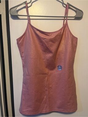 Express Pink Shimmer Bra Cami